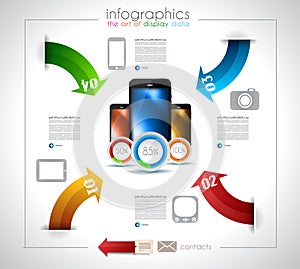 Infographic design template - Data Display