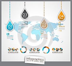 Infographic design template - Data Display