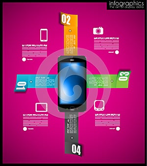 Infographic design template - Data Display