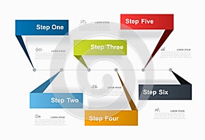 Infographic design template with place for your data. Vector illustration.