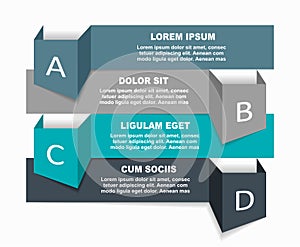 Infographic design template with place for your data. Vector illustration.