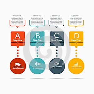 Infographic design template with place for your data. Vector illustration.