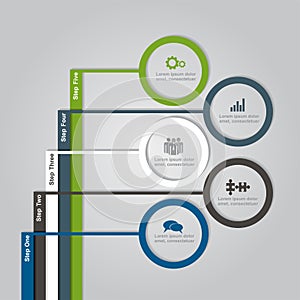 Infographic design template. Vector illustration.