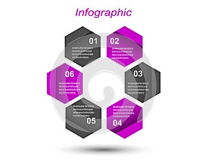 Infographic display  template idea to  ranked and statistics. photo