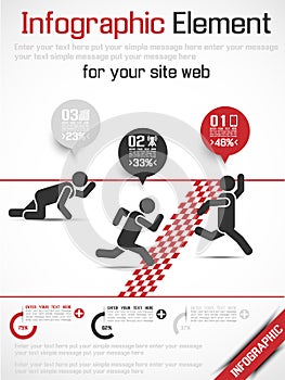 Infographic elements chart and graphic