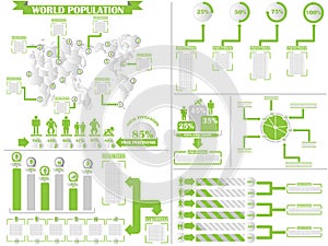 Infographic elements chart and graphic