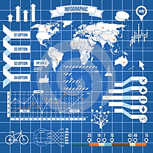 Infographic Elements and Communication Concept