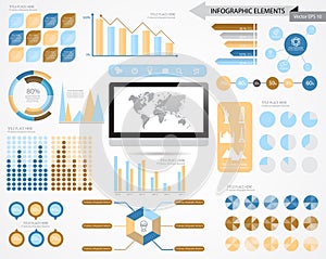 Infographic Elements and Communication Concept collection