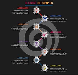 Infographic elements data visualization  design template.