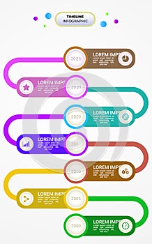 Infographic elements data visualization design template.