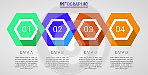 Infographic elements data visualization design template.