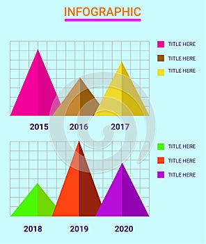 Infographic elements data visualization  design template.