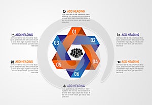 Infographic elements data visualization design template.