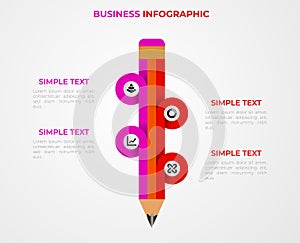 Infographic elements data visualization design template.