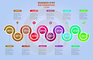 Infographic elements data visualization design template.