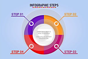 Infographic elements data visualization  design template.