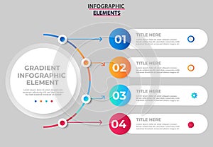 Infographic elements data visualization  design template.