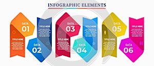 Infographic elements data visualization  design template.