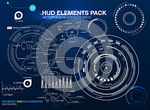 Infographic elements. futuristic user interface HUD UI UX. Abstract background with connecting dots and lines