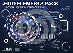 Infographic elements. futuristic user interface HUD UI UX. Abstract background with connecting dots and lines