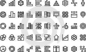 Infographic elements icons High-Quality Vector Icons Collection with Editable Stroke. Ideal for Professional and