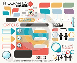 Infographic elements set