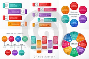 Infographic elements for text and brochure. Vector illustration