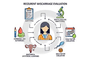 Infographic illustrating the evaluation process for