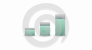 Growth Chart Visualization: Increase, Development, Progress and Success Graph for Data Analysis Tools