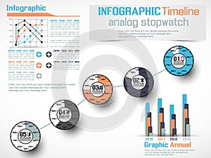 Infographic number option template