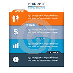 Infographic paper background