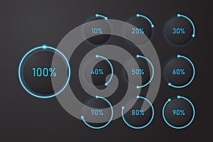 Infographic pie chart templates