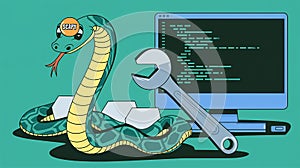 An infographic for Scapy, a library utility for the Python language, made for analyzing computer networks
