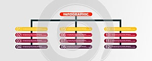 infographic simple and clean.template infographic - vector