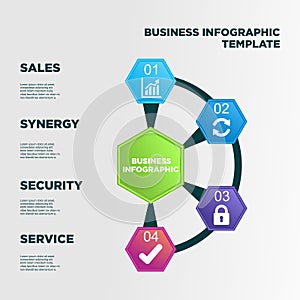 infographic simple and clean.template infographic - vector