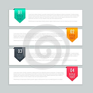 Infographic steps template design