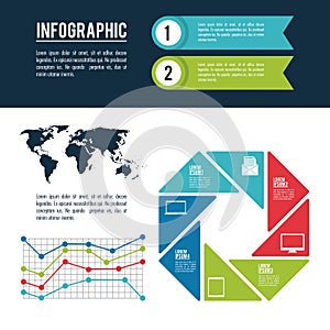 Infographic styles and organization