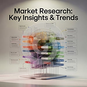 An infographic summarizing key findings from a recent market research study. photo