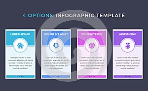 Infographic Template - 4 Elements