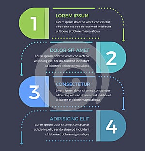 Infographic Template - 4 Elements