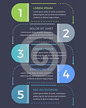 Infographic Template - 5 Elements