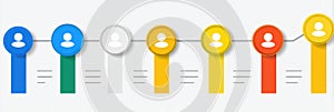 Infographic Template Featuring Editable Placeholders for Presenting Custom Statistics and Data Insights Effectively and photo