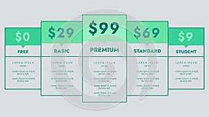 Infographic template for presentation. Business data visualization. Process chart and drive success.