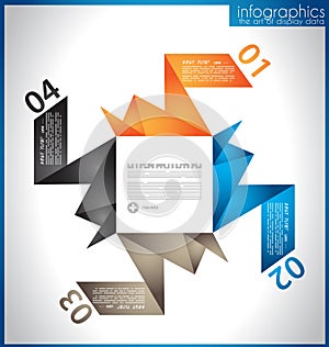 Infographic template for statistic data visualizat