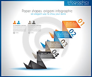 Infographic template for statistic data visualization