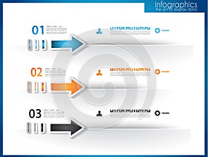 Infographic template for statistic data visualization.