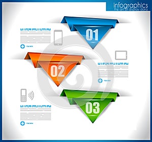 Infographic template for statistic data visualizat
