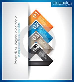 Infographic template for statistic data visualizat