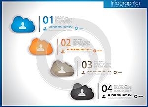 Infographic template for statistic data visualizat