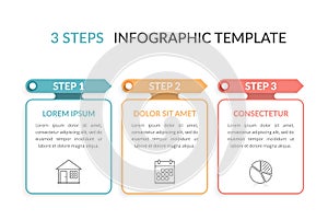 3 Steps - Infographic Template